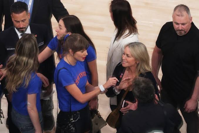 Taylor Swift, celebrities light up MSG courtside for Knicks Game 4