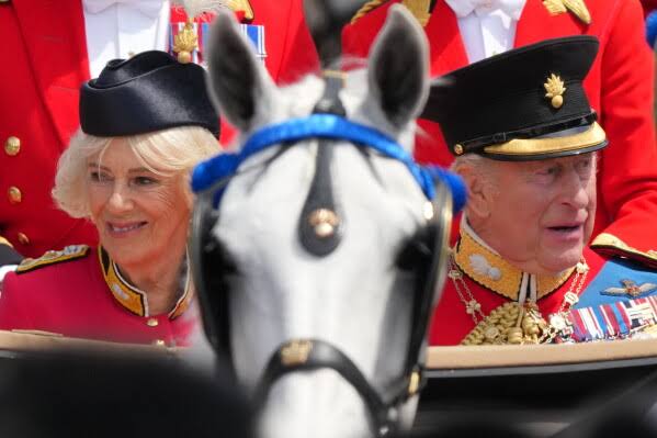 Photos show the royal family at the Trooping The Colour parade