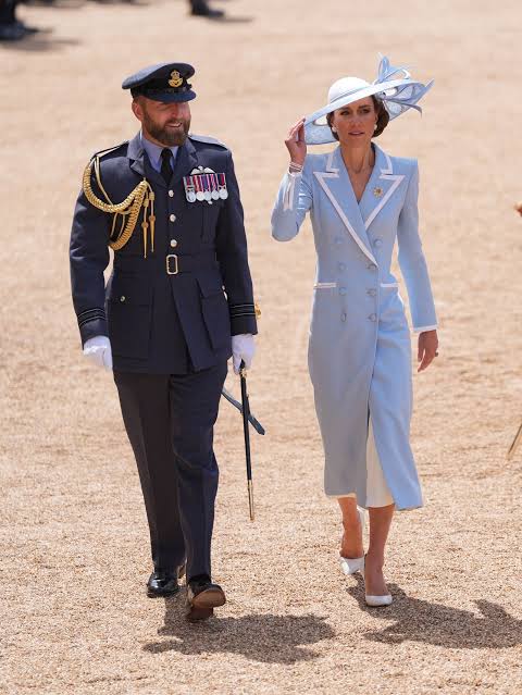 The Princess of Wales channels Princess Diana in Catherine Walker at Trooping the Colour 2026