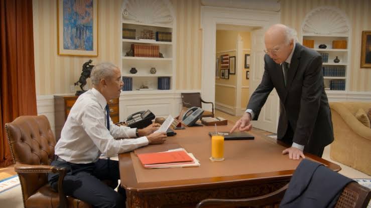HBO sketch actor Barack Obama apparently has a very Larry David ketchup vendetta
