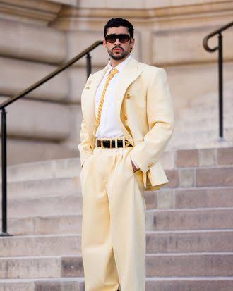 Bad Bunny Wore Little Heels in Paris for Couture Week