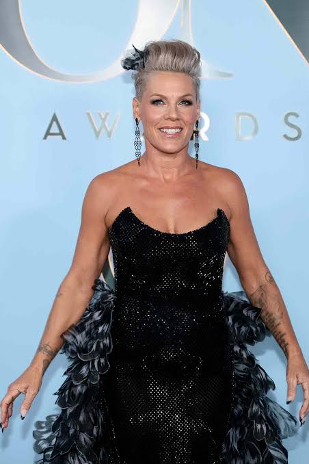 Pink Sparkles in a Sequin Corset LBD Overflowing With Ruffles at the Tony Awards 2026