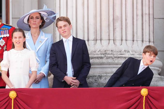 Prince Louis, 8, Breaks Away from Family on Buckingham Palace Balcony in Moment of Excitement