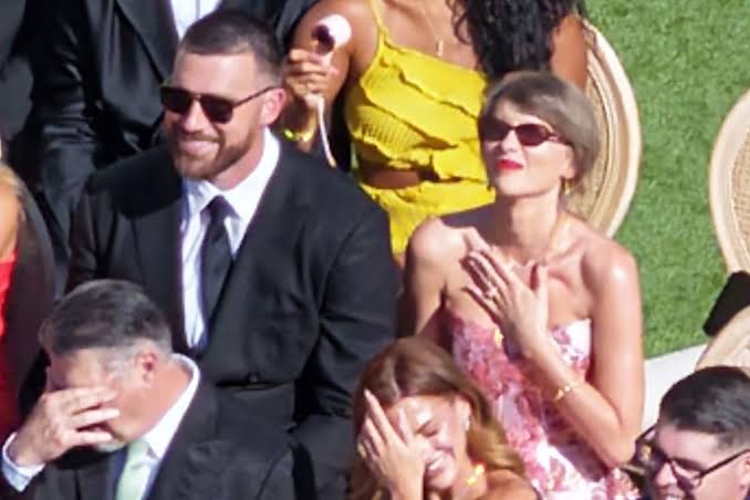 Taylor Swift and Travis Kelce Look Glam at JuJu Smith-Schuster’s Wedding