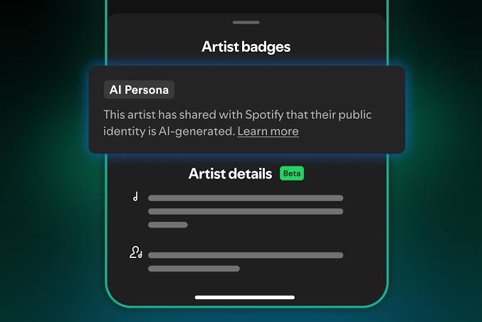 Spotify says it won’t recommend music from ‘AI Personas’