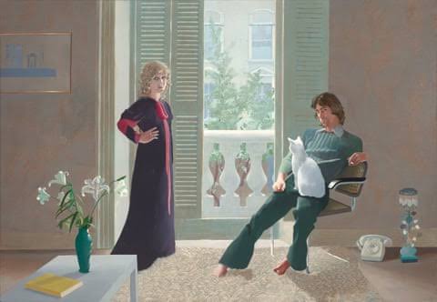 Lovers, housewives, deserts and dogs: David Hockney’s greatest works – in pictures