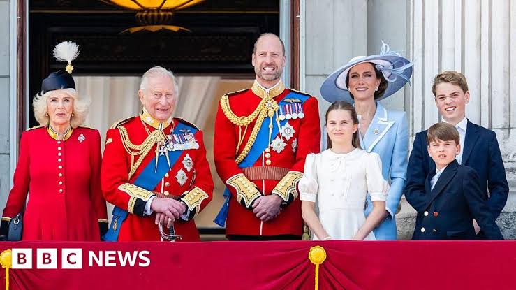 King and Queen cheered by crowds at Trooping the Colour