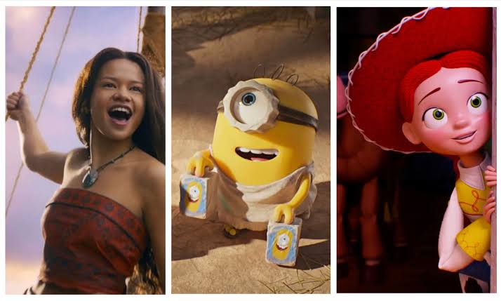 Live-Action ‘Moana’ Underperforms with $42-$46 Mil Opening, ‘Minions & Monsters,’ ‘Toy Story 5’ Continue B.O. Animation Domination