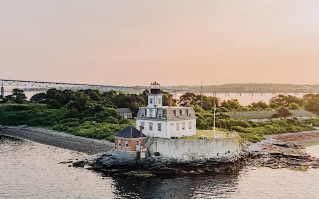 Holiday like Taylor Swift in your own castaway Rhode Island lighthouse