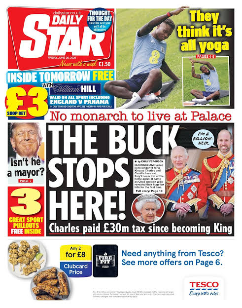 'The buck stops here!' and 'Prickly heat!'