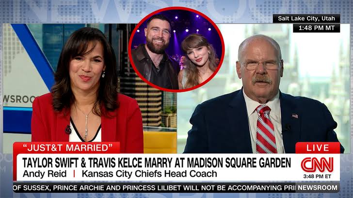 Andy Reid Reveals Adam Sandler's Marriage Advice for Taylor Swift, Travis Kelce