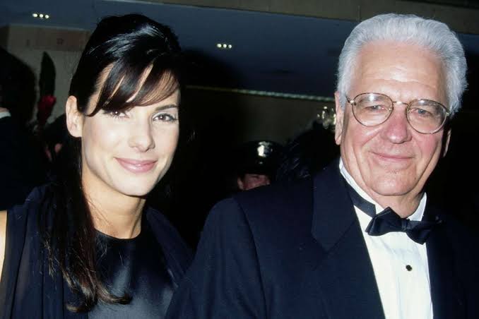 Sandra Bullock shares photo of late dad holding her kids in emotional Father's Day tribute