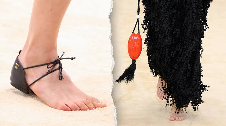 Chanel unveils sandal that only covers heel, sparking mixed reactions