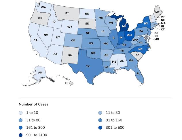 Ohio cyclosporiasis cases surge to 2,576 in growing outbreak
