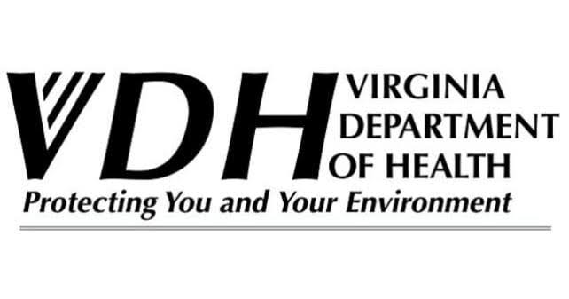 VDH dashboard showing 10 new cases of measles