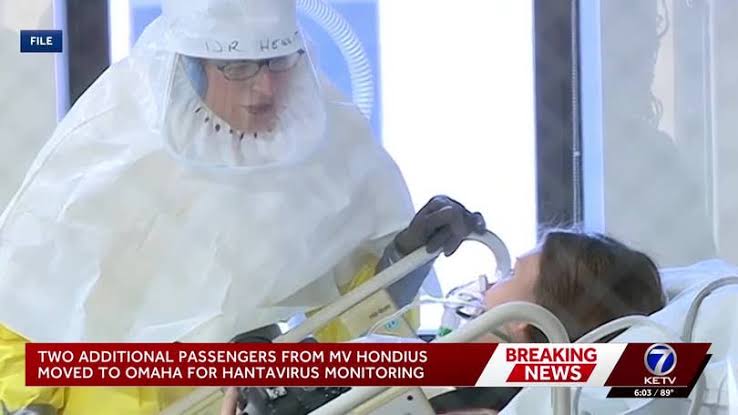 Two additional people who were on cruise ship with hantavirus outbreak arrive at National Quarantine Unit