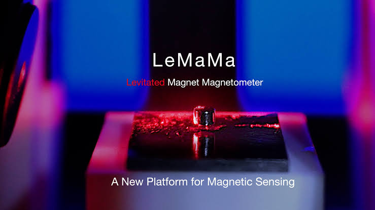 Tiny floating magnet detects ultrafaint magnetic fields at room temperature