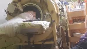 Hours each day in an iron lung kept her breathing, her will to live kept her alive