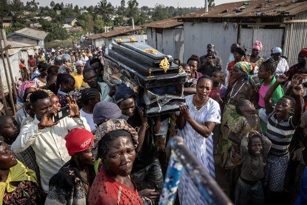 ‘We Will All Die From Ebola Here’: Virus Stalks Crowded Camps in Congo