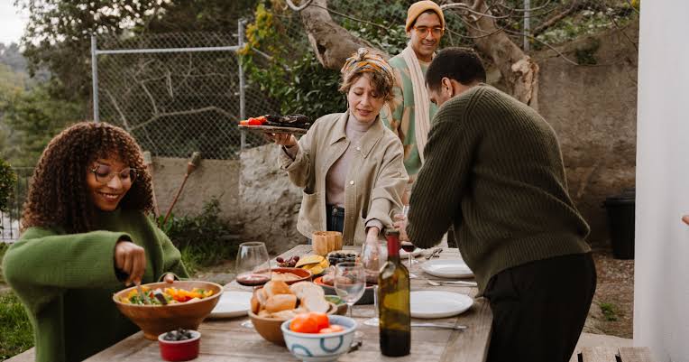 Researchers found that people who often share meals with others tend to report greater wellbeing, a link about as strong as income or having a job