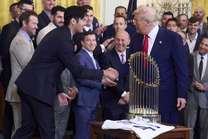 Commentary: Go visit Trump's White House, Dodgers — but stand up for L.A. while you're there