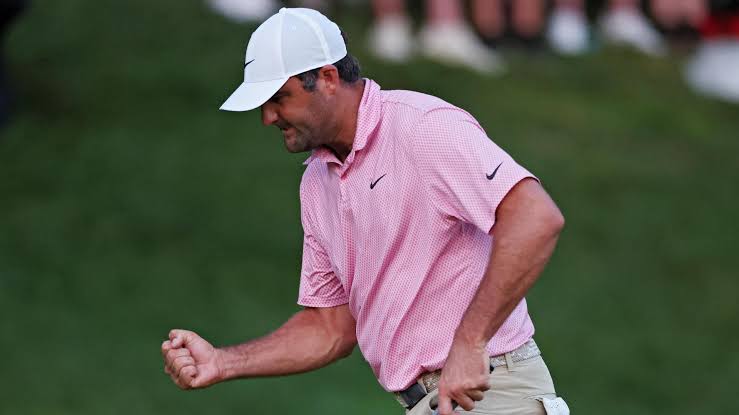 Scheffler forces Monday playoff with Hovland at Travelers