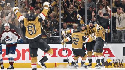 Golden Knights Complete Three-Goal Comeback in 5-3 Win Over Avalanche
