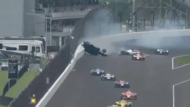 Indianapolis 500: Alexander Rossi suffers 'minor' finger and ankle injuries in huge practice crash