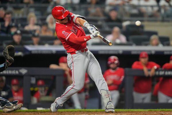 Mike Trout vs. Aaron Judge turns into starry slugfest of 3-time MVPs as Yankees edge Angels 11-10