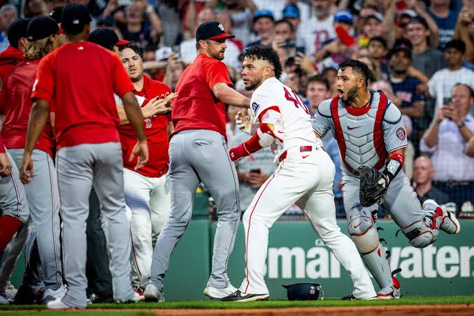MLB suspends Red Sox's Willson Contreras, Nationals pitcher Cade Cavalli, others after benches-clearing incident