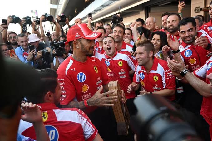 Lewis Hamilton's first Ferrari win leaves F1 fans in tears: "True masterclass"