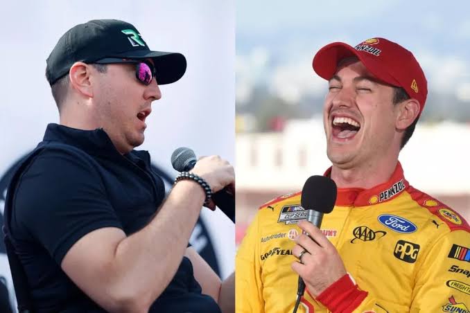 Kyle Busch smack-talked Joey Logano to the very end