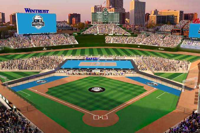 Wrigley Field Is Hosting Its 1st-Ever Volleyball Games, Featuring Women's College Powerhouses