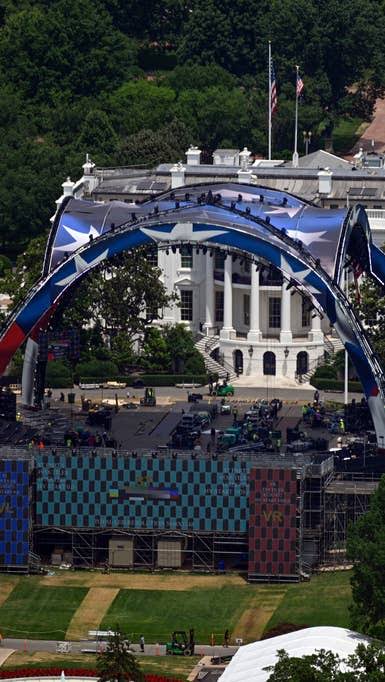 UFC 'Claw' venue revealed on White House South Lawn