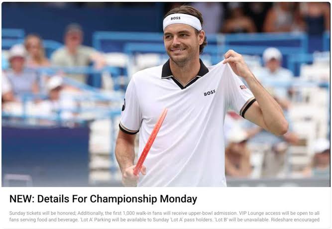 YO!! “the first 1,000 walk-in fans will receive upper bowl admission” for the FINALS at the Mubadala DC Open Tennis Tournament