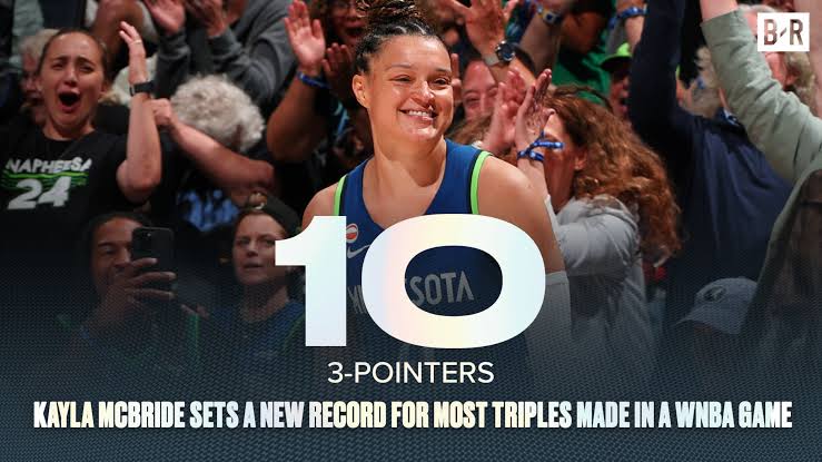Kayla McBride Sets WNBA 3-Point Record, Final Box Score Stats, Highlights as Lynx Top Buckers, Wings