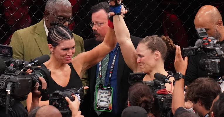 Ronda Rousey defeats Gina Carano seconds into joint comeback match