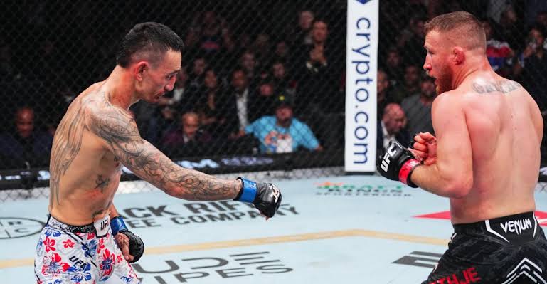 Max Holloway responds to Justin Gaethje’s comments about potential rematch after beating Ilia Topuria at UFC White House