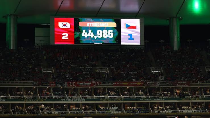 FIFA defends attendance figure amidst empty seats for South Korea vs. Czechia