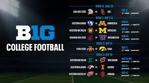 2025 NATIONAL CHAMPION INDIANA HOOSIERS, MICHIGAN WOLVERINES, AND IOWA STATE VS. IOWA HEADLINE EARLY-SEASON BIG TEN FOOTBALL SCHEDULE ACROSS NBC AND PEACOCK