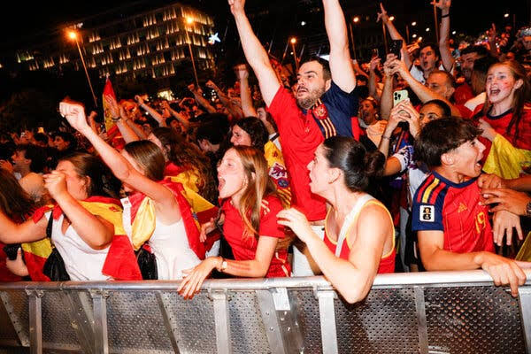 Spain Celebrates Both a Soccer Win and a Sense of Wider Success