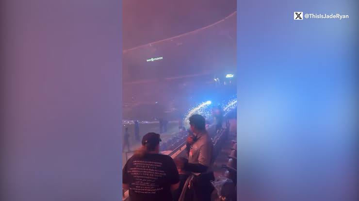 VIDEO: Fireworks explode into crowd at Angel City FC game in Los Angeles