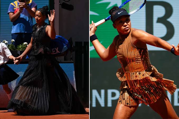 Naomi Osaka Strips Down into Sizzling Gold Minidress After Surprise Wardrobe Transformation at 2026 French Open