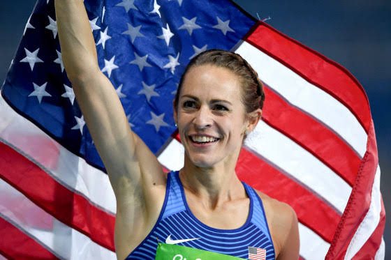 U.S. Olympian Jenny Simpson hospitalized after collapsing on North Carolina track