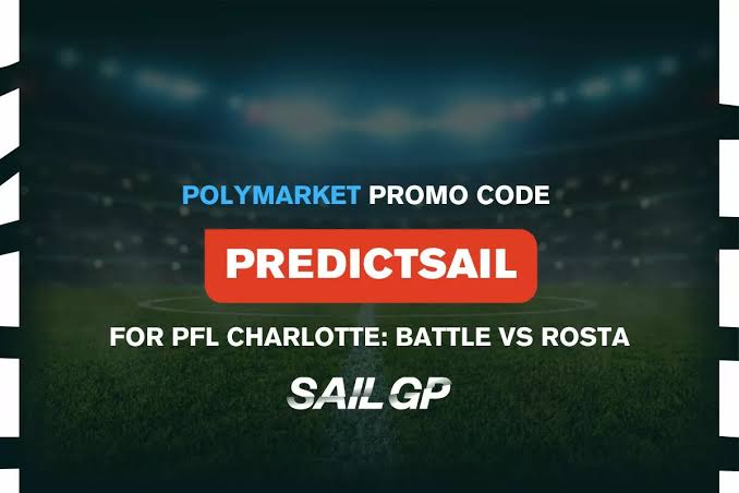 Polymarket Promo Code PREDICTSAIL for PFL Charlotte on 08-07-2026