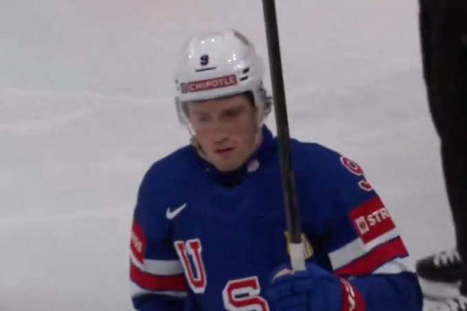Ryan Leonard scores power-play goal from Ovi’s office, records three points in Team USA’s blowout 7-3 victory over Hungary