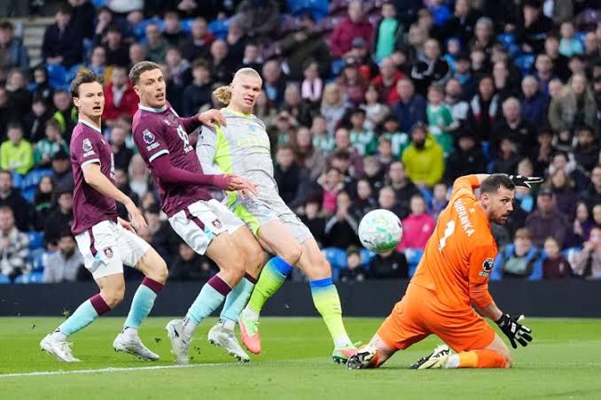 Man City top of Premier League as Haaland's winner relegates Burnley