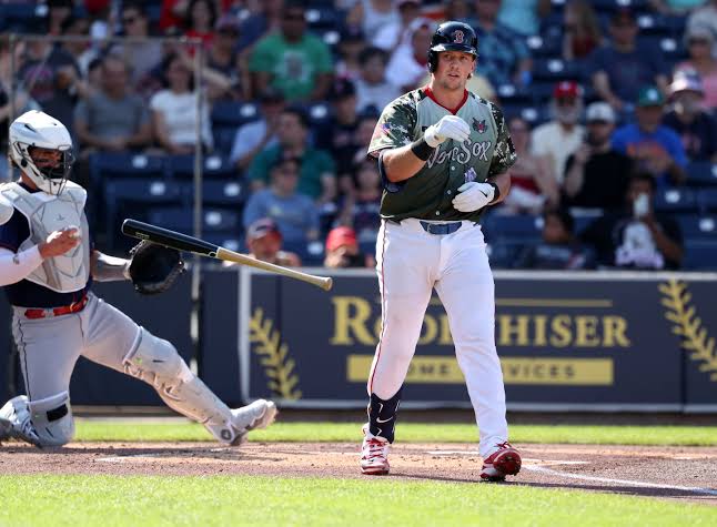 Adley Rutschman rehabs in Worcester — in front of his dad, who helped him move to Boston