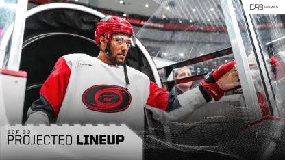 Projected Lineup: ECF, Game 3 at Montreal