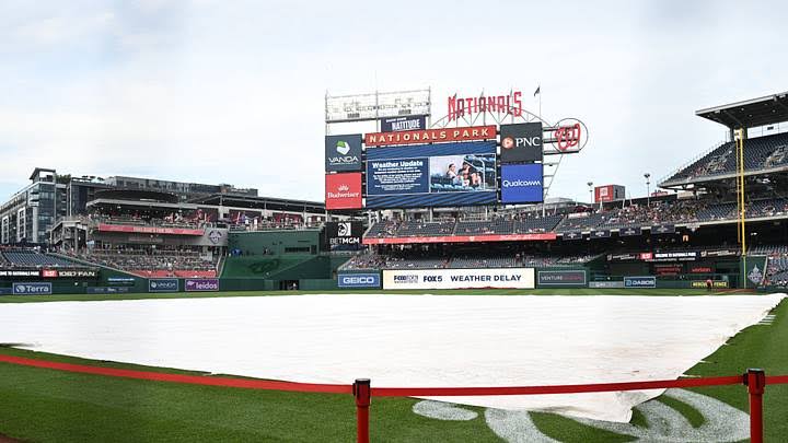Cincinnati Reds vs. Washington Nationals Game Delayed on Friday